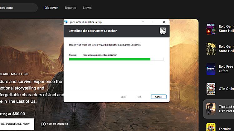 download the epic games launcher on pc
